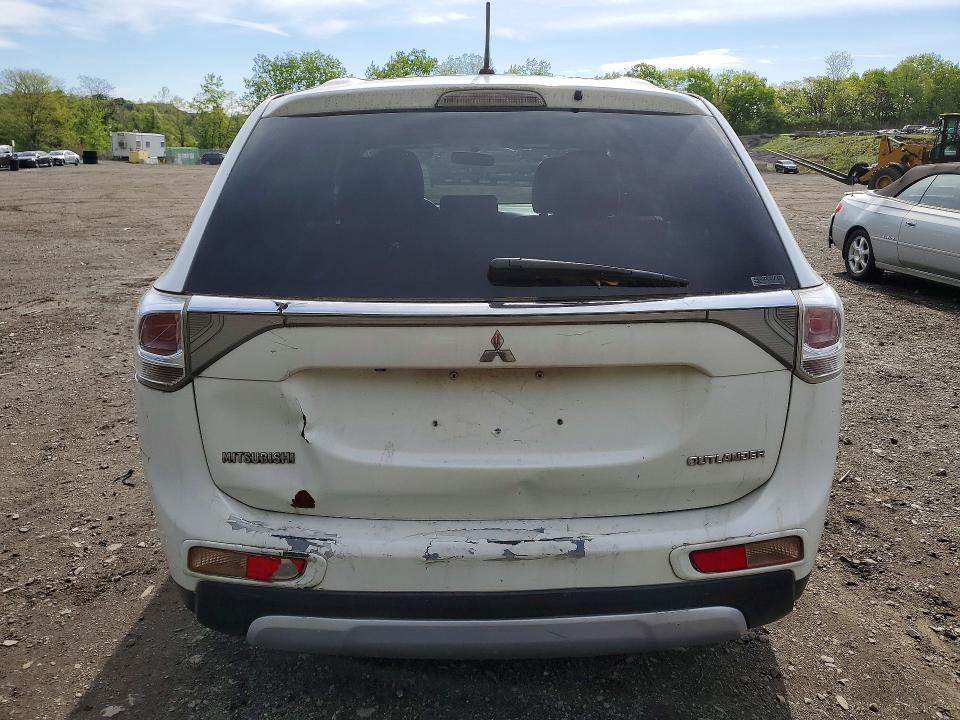2015 Mitsubishi Outlander VIN JA4AZ3A3XFZ000901 COPART salvage auction — FRONT END, Pa - Cert Of Title, sold $600 on 2026-07-21 (photo 6)
