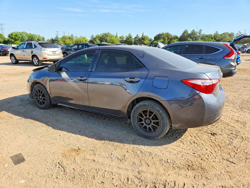 2014 Toyota Corolla VIN 5YFBURHE7EP055835 COPART salvage auction — FRONT END, Il - Salvage Certificate, sold $2,150 on 2026-07-07 (photo 2)