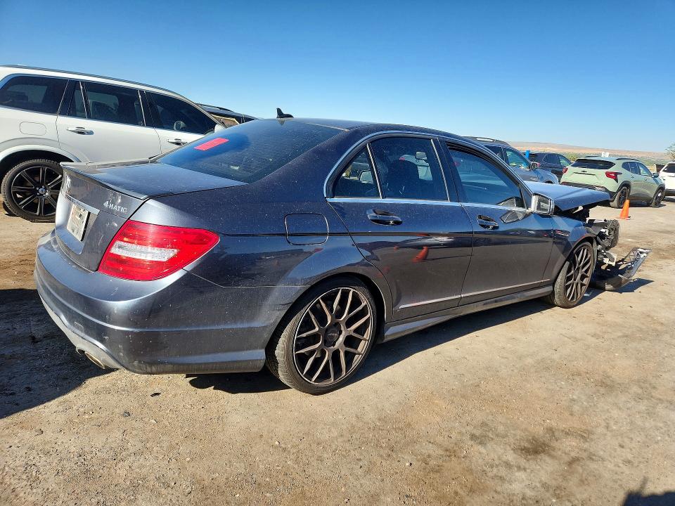 2013 Mercedes-benz C-klasse VIN WDDGF8AB1DR279381 COPART salvage auction — FRONT END, Nm - Cert Of Title-Salvage, sold $525 on 2026-08-20 (photo 3)
