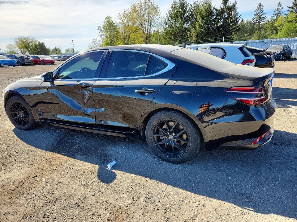2023 Genesis G70 VIN KMTG34TA5PU113674 COPART salvage auction — SIDE, On - Permit No Brand - Unfit, sold $16,500 on 2026-07-07 (photo 2)