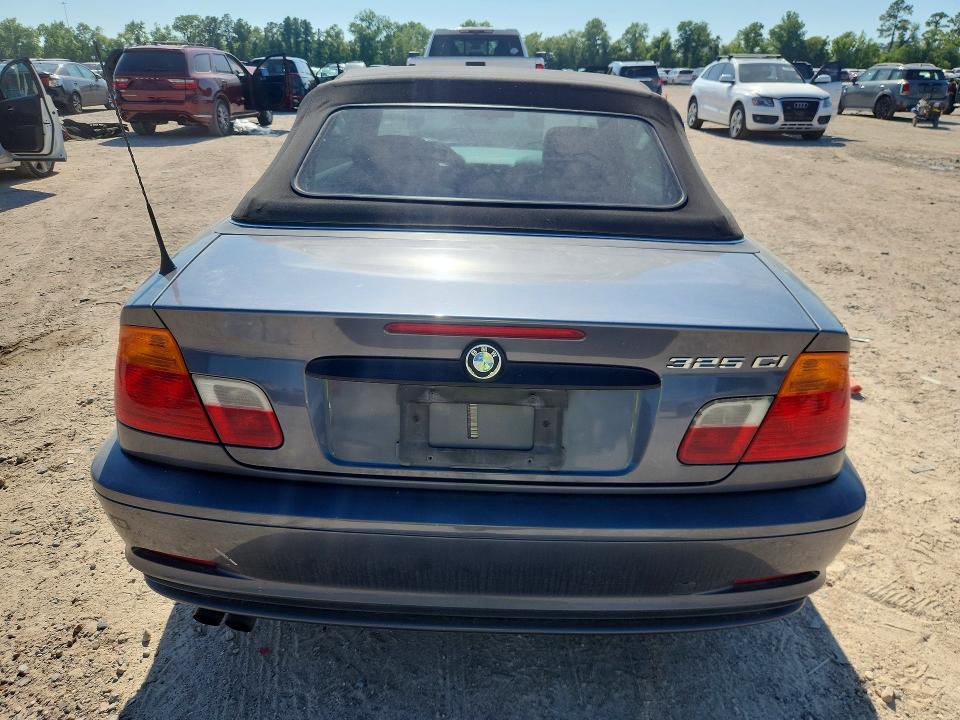 2002 BMW 3 series VIN WBABS33422JY59376 COPART salvage auction — SIDE, Tx - Salvage Vehicle Title, sold $525 on 2026-07-02 (photo 6)