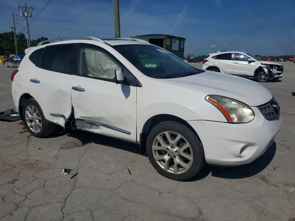 2012 Nissan Rogue sport VIN JN8AS5MT4CW256390 COPART salvage auction — SIDE, Tn - Salvage Certificate, sold $525 on 2026-07-06 (photo 4)