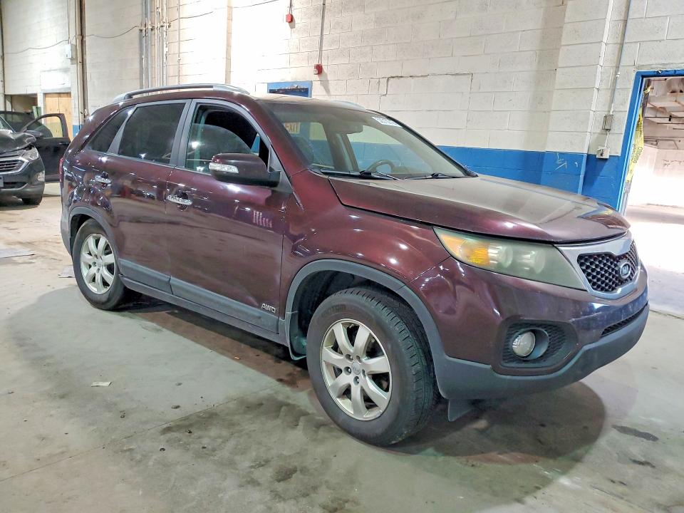 2012 Kia VIN 5XYKTDA29CG283455 COPART salvage auction — REAR END, Mi - Certificate Of Title, sold $925 on 2026-07-10 (photo 4)