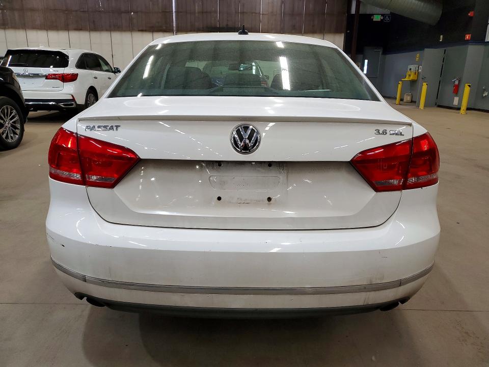 2012 Volkswagen Passat VIN 1VWCM7A35CC083850 COPART salvage auction — MINOR DENT/SCRATCHES, CT - CERTIFICATE OF TITLE, sold $975 on 2026-07-10 (photo 6)