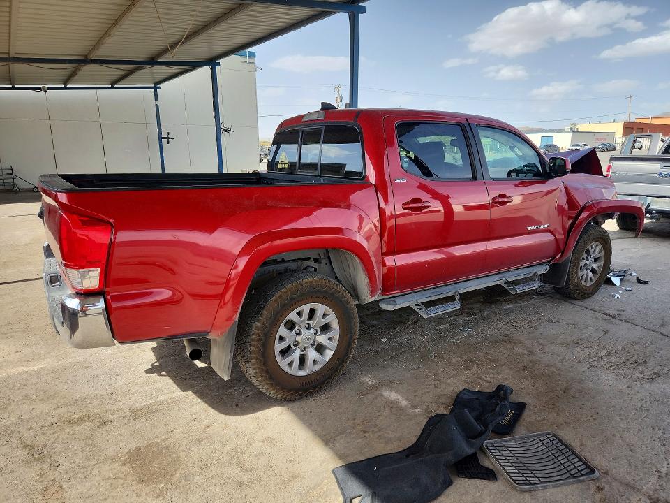 2017 Toyota Tacoma VIN 5TFAZ5CN1HX036829 COPART salvage auction — FRONT END, Tx - Salvage Vehicle Title, sold $6,000 on 2026-07-31 (photo 3)