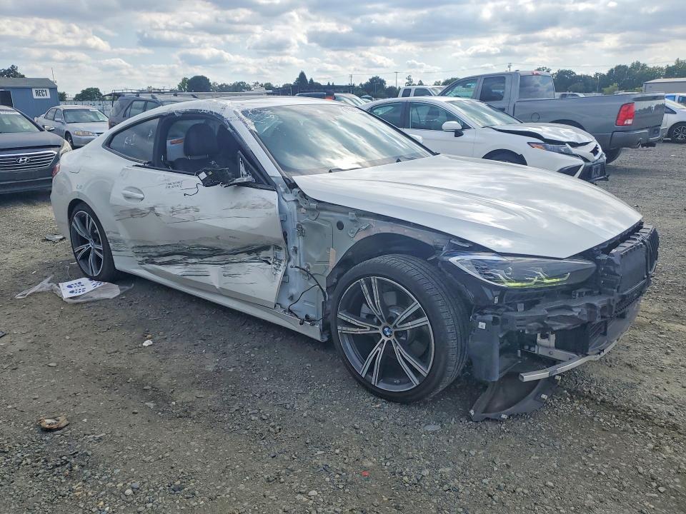 2021 BMW 4er VIN WBA73AP09MCF66907 COPART salvage auction — FRONT END, Ca - Salvage Certificate, sold $10,200 on 2026-07-14 (photo 4)
