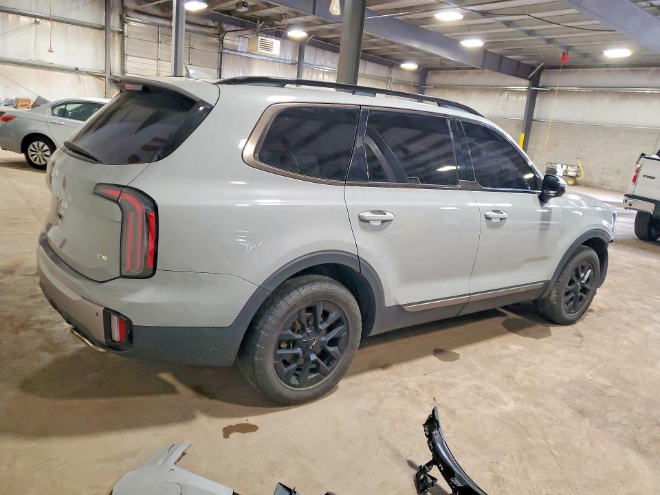 2023 Kia Telluride VIN 5XYP5DGC4PG356205 COPART salvage auction — FRONT END, Pa - Certificate Of Salvage, sold $7,700 on 2026-07-22 (photo 3)