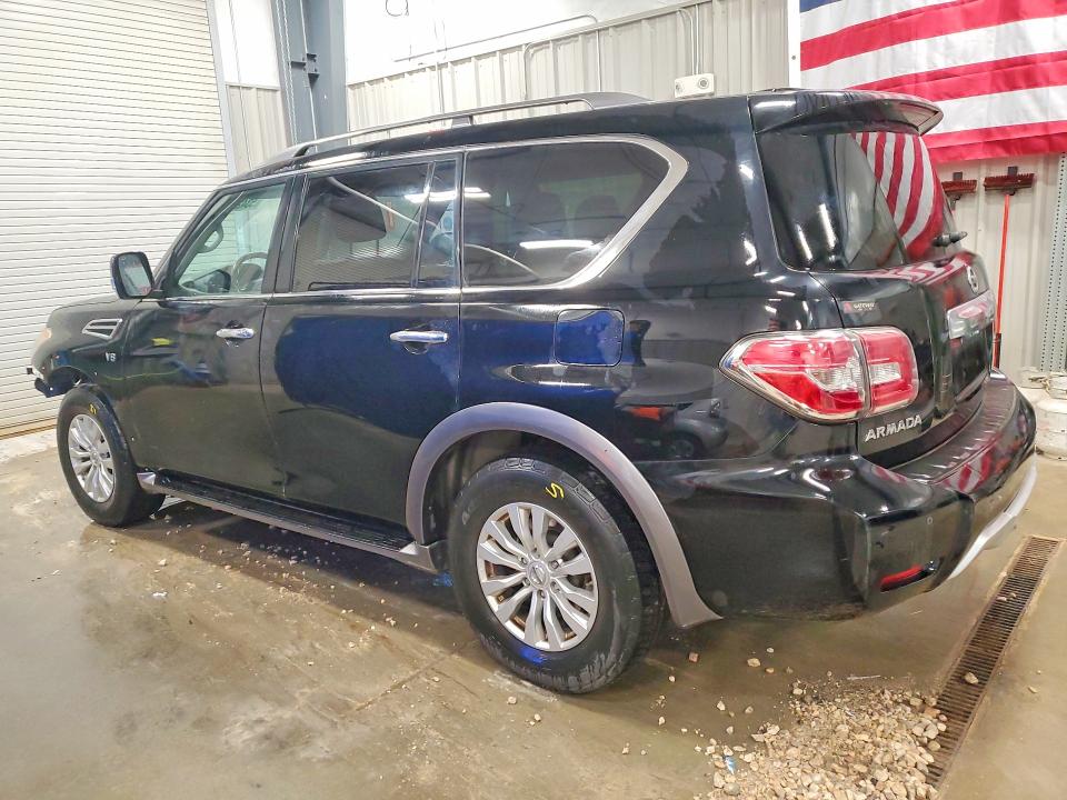 2017 Nissan Armada VIN JN8AY2NC9H9503095 COPART salvage auction — FRONT END, Wy - Certificate Of Title, sold $1,650 on 2026-07-15 (photo 2)