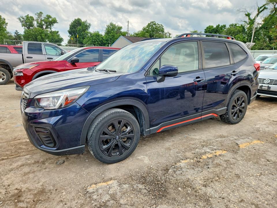 2019 Subaru Forester VIN JF2SKAPC3KH401511 COPART salvage auction — HAIL, Ks - Cert Of Title-Salvage, sold $7,200 on 2026-07-08 (photo 1)