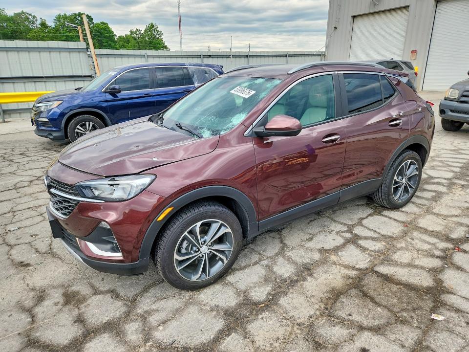 2022 Buick Encore VIN KL4MMDSL3NB044441 COPART salvage auction — HAIL, Mo - Salvage Certificate Of Title, sold $3,000 on 2026-07-08 (photo 1)
