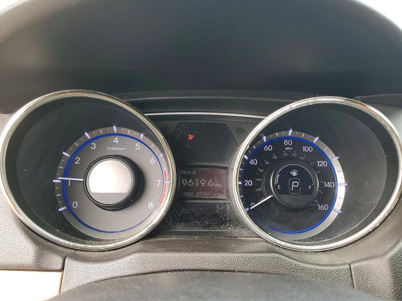 2012 Hyundai Sonata VIN 5NPEB4AC8CH388294 COPART salvage auction — VANDALISM, Il - Certificate Of Title, sold $400 on 2026-07-06 (photo 9)