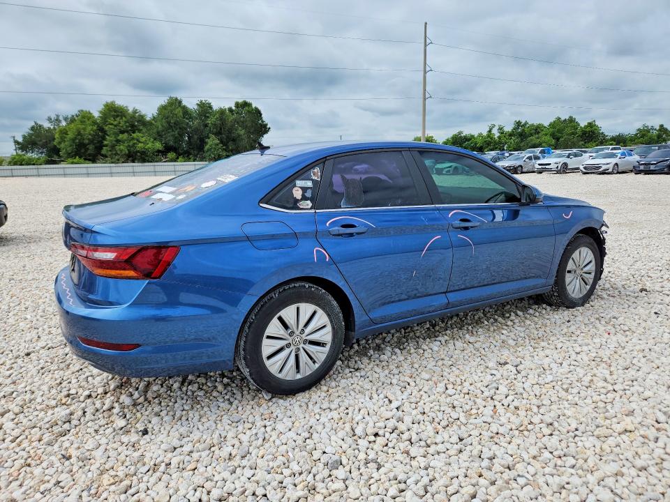 2019 Volkswagen Jetta VIN 3VWC57BU8KM067692 COPART salvage auction — FRONT END, Tx - Salvage Vehicle Title, sold $2,750 on 2026-07-09 (photo 3)