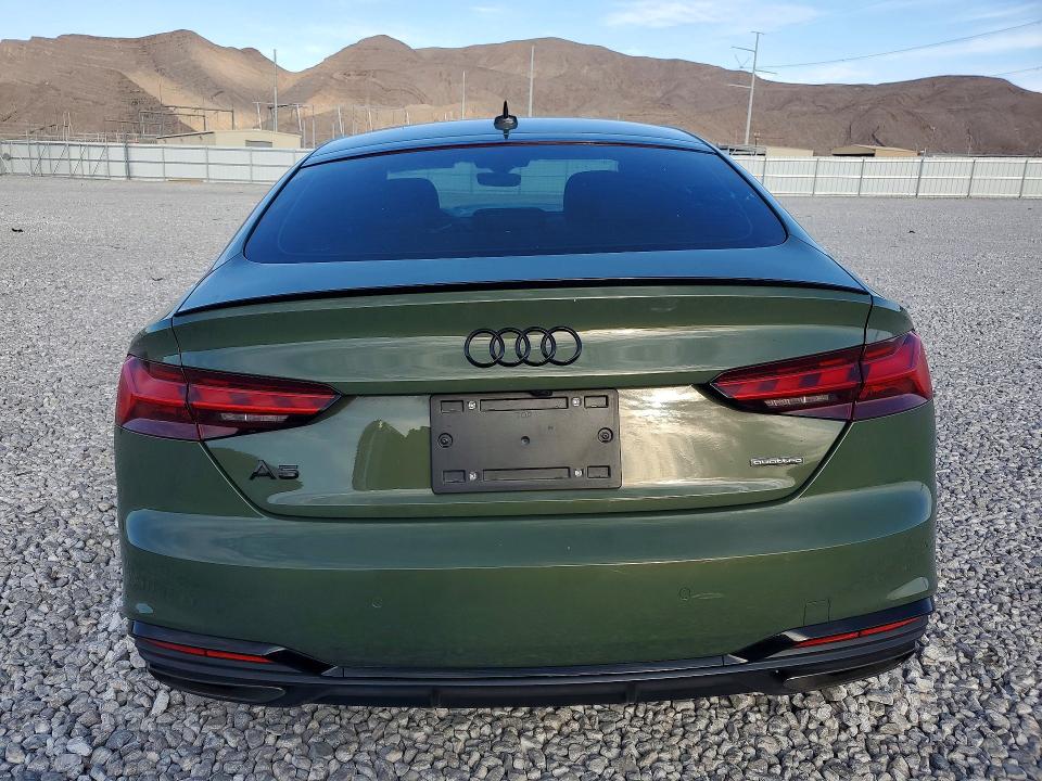 2025 Audi A5 VIN WAUFACF51SA005472 COPART salvage auction — FRONT END, Nv - Salvage Title, sold $8,700 on 2026-07-20 (photo 6)