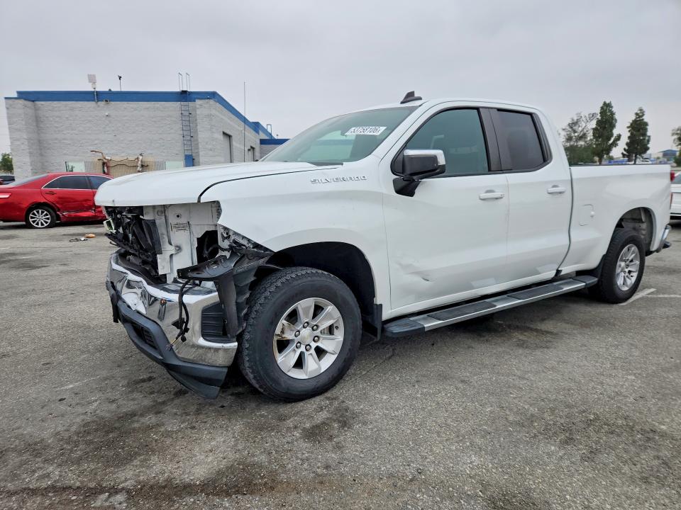 2021 Chevrolet Silverado VIN 1GCRWCEK7MZ136449 COPART salvage auction — FRONT END, Ca - Salvage Certificate, sold $7,600 on 2026-07-02 (photo 1)