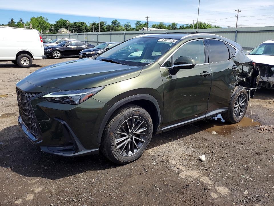 2022 Lexus Nx 350 VIN 2T2AGCEZ7NC007772 COPART salvage auction — REAR END, Pa - Certificate Of Salvage, sold $21,100 on 2026-07-07 (photo 1)