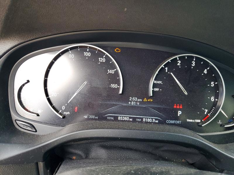 2019 BMW X3 VIN 5UXTR9C59KLP90929 COPART salvage auction — FRONT END, CO - PUBLIC - SALVAGE TITLE (P), sold $7,800 on 2026-07-02 (photo 9)