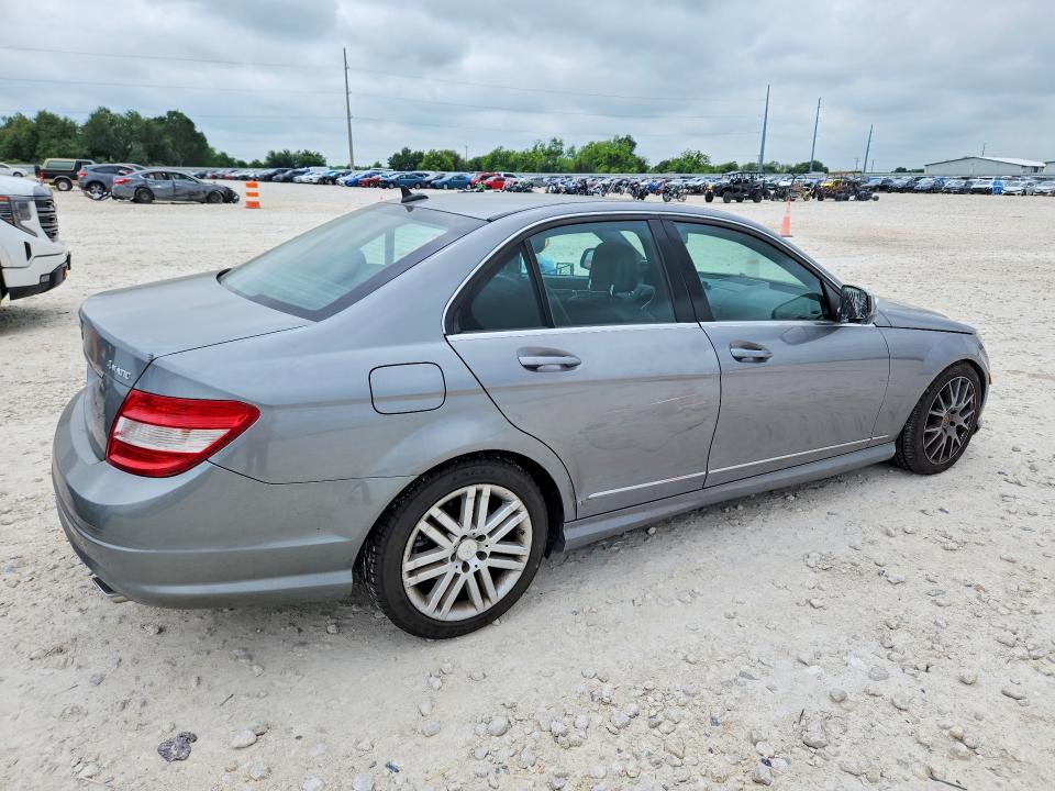 2009 Mercedes-benz C class VIN WDDGF81X99R065659 COPART salvage auction — UNDERCARRIAGE, Tx - Salvage Vehicle Title, sold $425 on 2026-07-16 (photo 3)