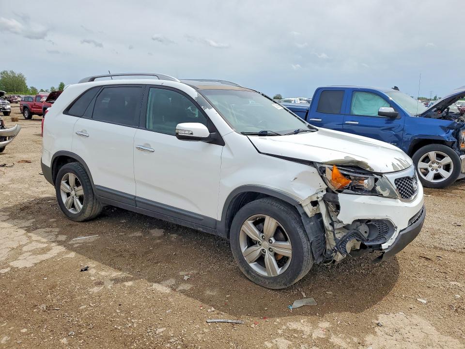 2013 Kia Sorento VIN 5XYKU4A25DG341768 COPART salvage auction — FRONT END, Il - Salvage Certificate, sold $450 on 2026-07-21 (photo 4)