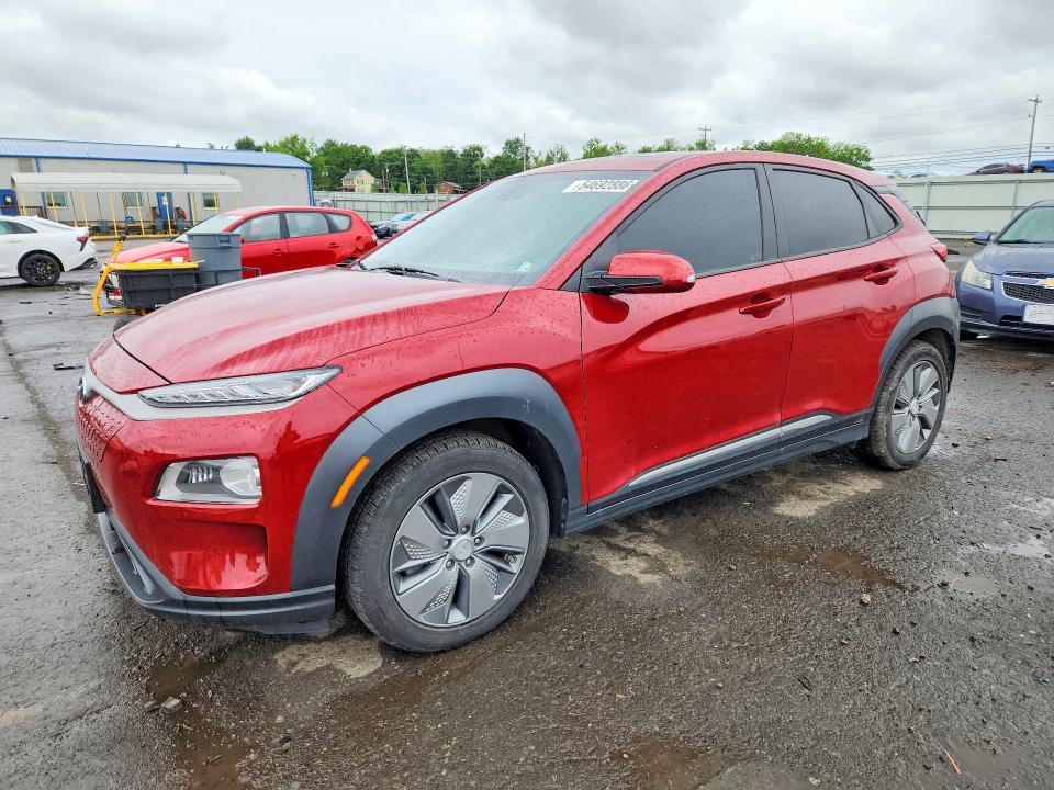 2021 Hyundai Kona VIN KM8K53AG4MU104198 COPART salvage auction — REAR END, Pa - Certificate Of Salvage, sold $8,600 on 2026-07-14 (photo 1)