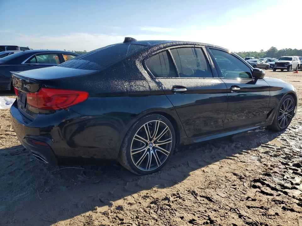 2018 BMW 5er VIN WBAJE5C58JWA94346 COPART salvage auction — WATER/FLOOD, Tx - Salvage Title-Flood Damage, sold $150 on 2026-07-24 (photo 3)