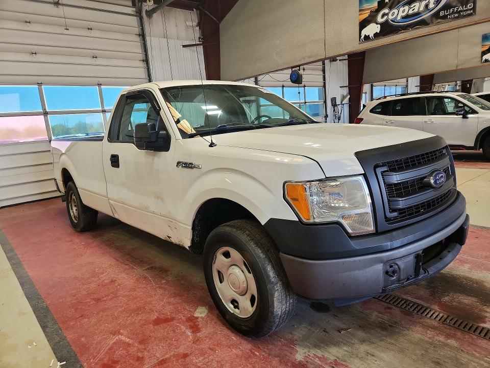 2013 Ford F-150 VIN 1FTNF1CF8DKD46107 COPART salvage auction — REAR END, Pa - Certificate Of Salvage, sold $975 on 2026-07-06 (photo 4)