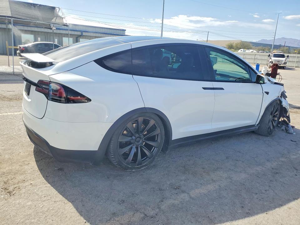 2023 Tesla Model x VIN 7SAXCBE50PF374662 COPART salvage auction — FRONT END, Nv - Salvage Title, sold $23,000 on 2026-07-02 (photo 3)