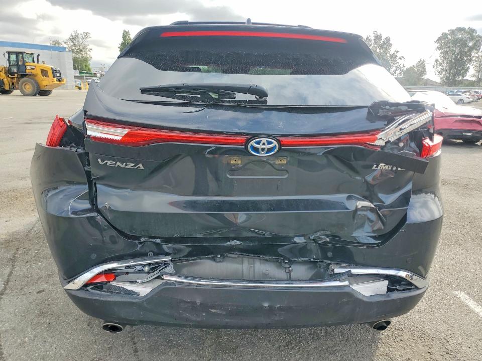 2024 Toyota Venza VIN JTEAAAAH6RJ156042 COPART salvage auction — REAR END, Ca - Salvage Certificate, sold $9,900 on 2026-07-30 (photo 6)