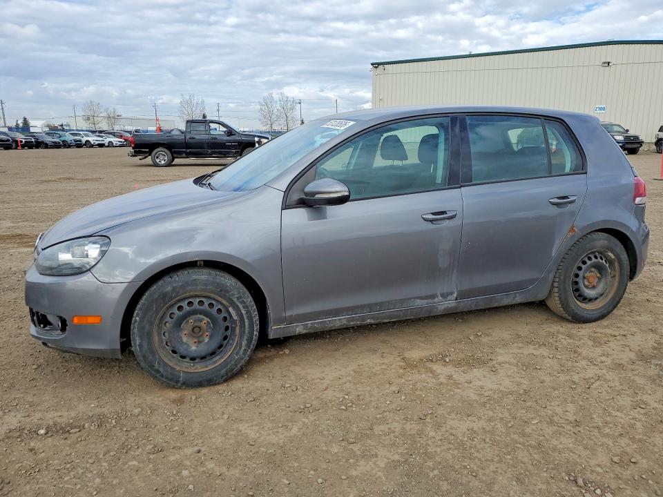 2010 Volkswagen Golf VIN WVWCA7AJ5AW285349 COPART salvage auction — VANDALISM, ON - PERMIT NO BRAND - UNFIT, sold $650 on 2026-08-11 (photo 1)