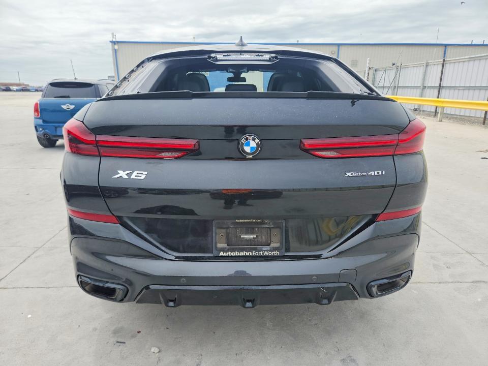 2023 BMW X6 VIN 5UXCY6C08P9S07034 COPART salvage auction — HAIL, Tx - Certificate Of Title, sold $31,000 on 2026-07-31 (photo 6)