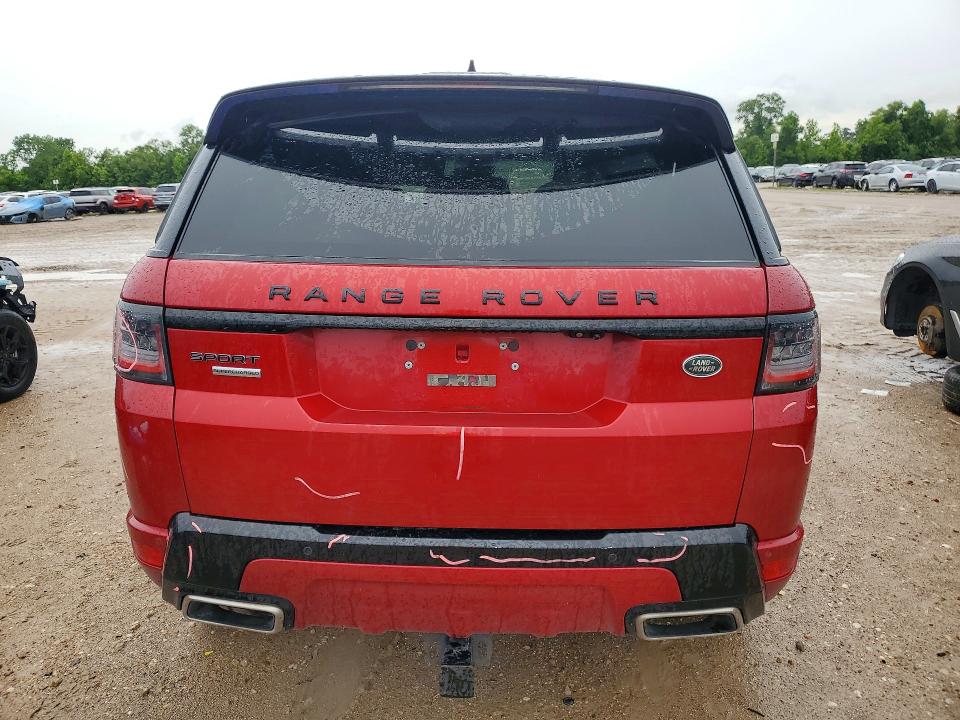 2018 Land rover RANGE ROVER VIN SALWR2RE5JA800565 COPART salvage auction — FRONT END, Tx - Salvage Vehicle Title, sold $12,200 on 2026-07-17 (photo 6)