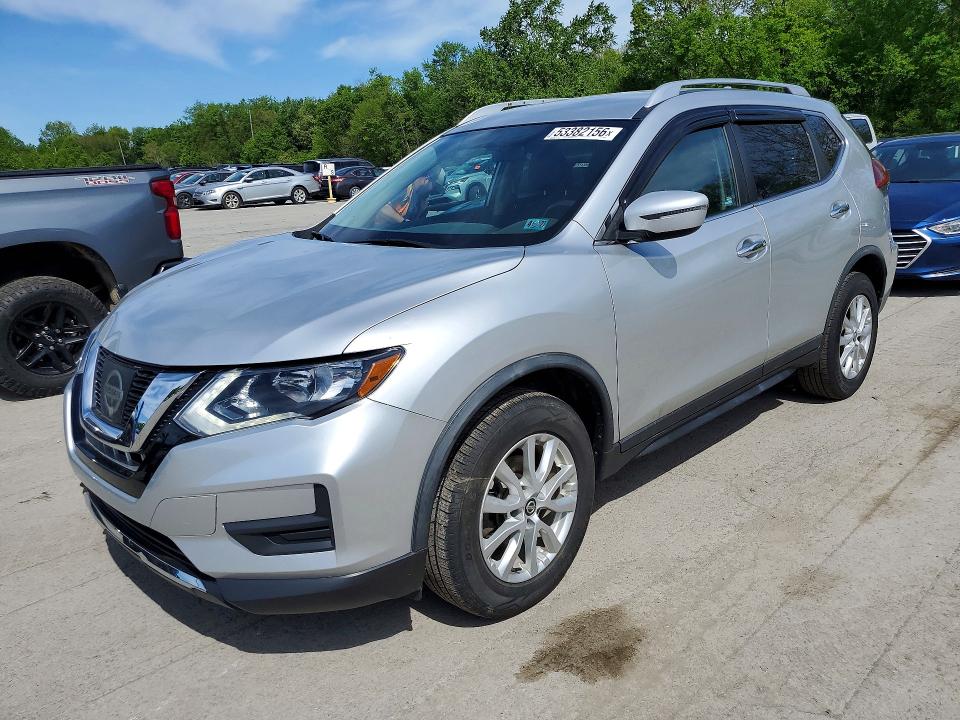 2017 Nissan Rogue VIN KNMAT2MVXHP595682 COPART salvage auction — HAIL, Pa - Certificate Of Salvage, sold $2,600 on 2026-07-16 (photo 1)
