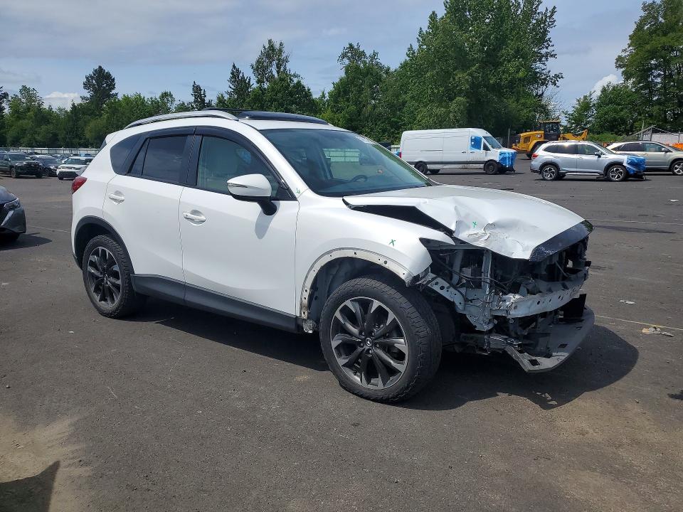 2016 Mazda Cx-5 VIN JM3KE4DY4G0600412 COPART salvage auction — FRONT END, Or - Salvage Title Certificate, sold $2,900 on 2026-07-15 (photo 4)