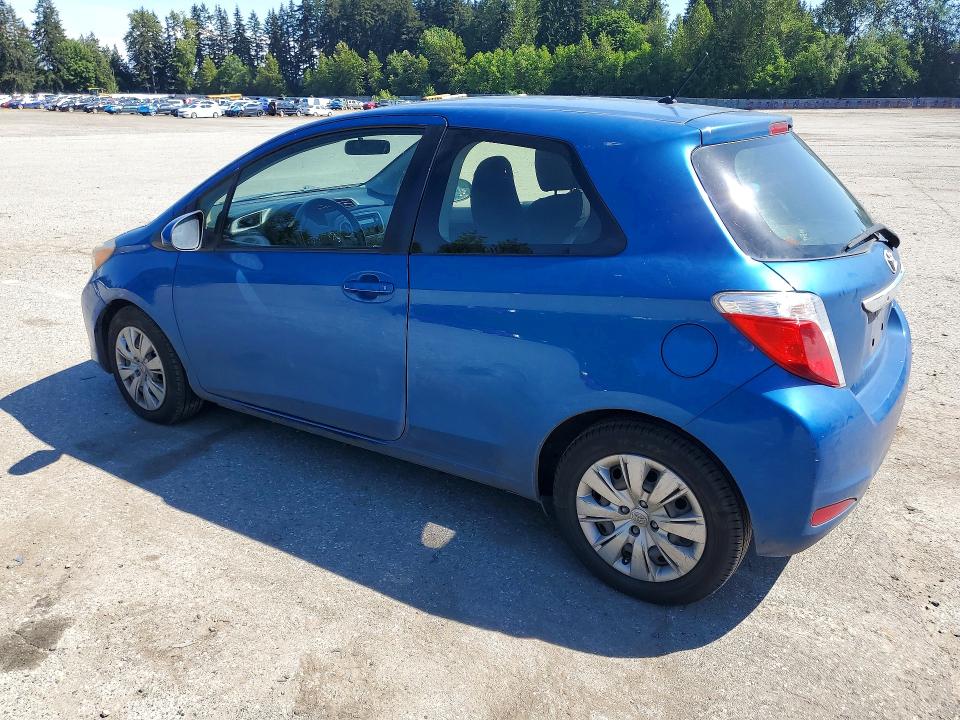 2012 Toyota Yaris VIN JTDJTUD30CD534328 COPART salvage auction — REAR END, Wa - Vehicle Cert Of Ownership-Titl, sold $1,350 on 2026-07-06 (photo 2)