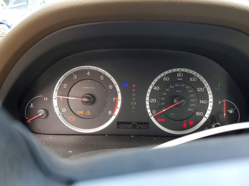 2008 Honda Accord VIN 1HGCP26408A078896 COPART salvage auction — FRONT END, TX - SALVAGE VEHICLE TITLE, sold $400 on 2026-07-03 (photo 9)