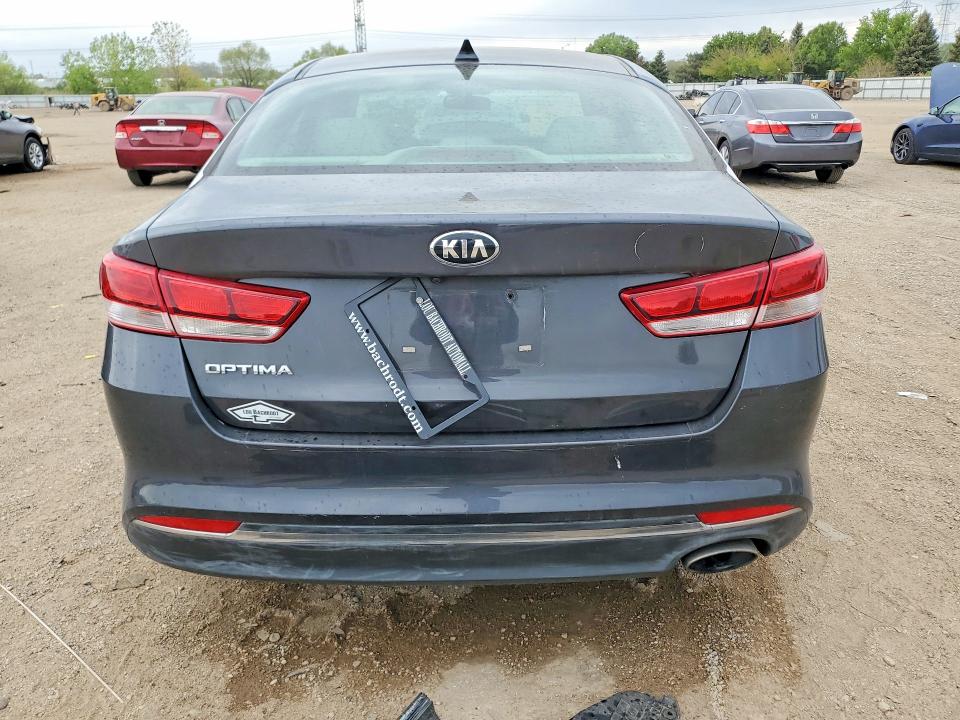 2017 Kia Optima VIN 5XXGT4L32HG153704 COPART salvage auction — FRONT END, Il - Salvage Certificate, sold $1,000 on 2026-07-21 (photo 6)
