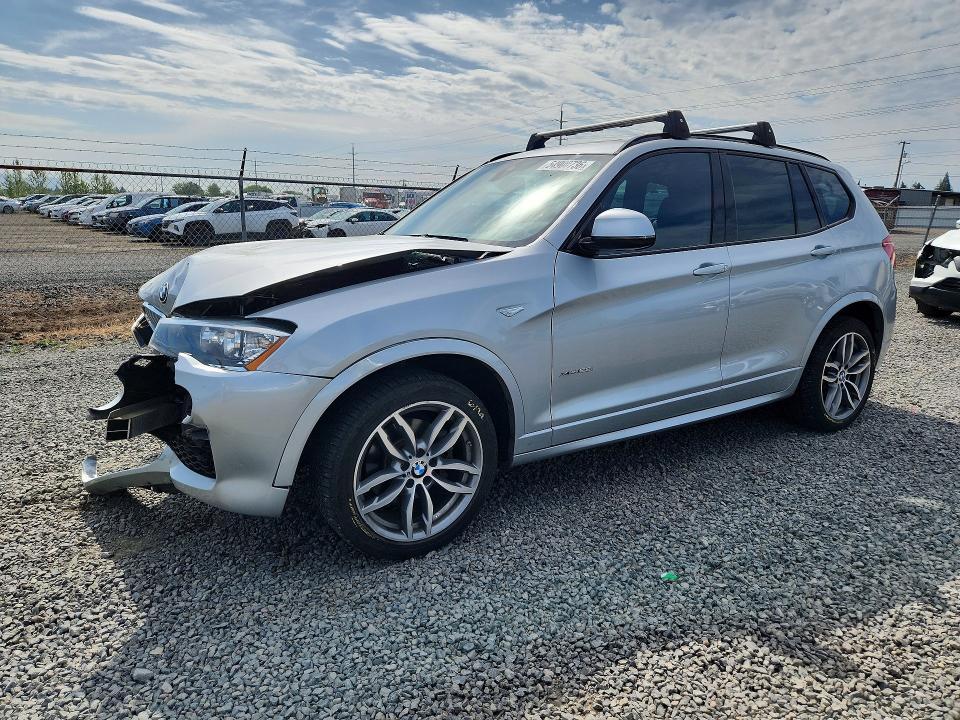 2017 BMW VIN 5UXWX9C30H0W78516 COPART salvage auction — FRONT END, Or - Salvage Title Certificate, sold $3,850 on 2026-07-07 (photo 1)