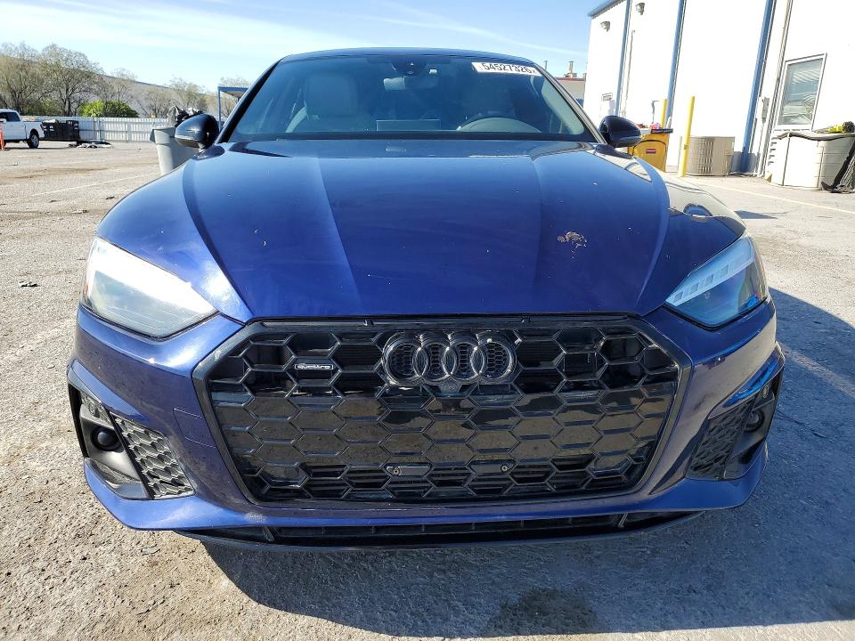 2023 Audi A5 VIN WAUFACF54PA019311 COPART salvage auction — SIDE, Nv - Salvage Title, sold $12,400 on 2026-08-13 (photo 5)