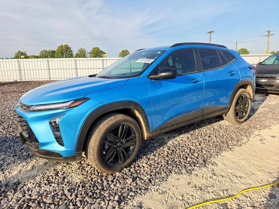 2025 Chevrolet Trax VIN KL77LKEPXSC183560 COPART salvage auction — HAIL, Mo - Salvage Certificate Of Title, sold $11,400 on 2026-07-13 (photo 1)