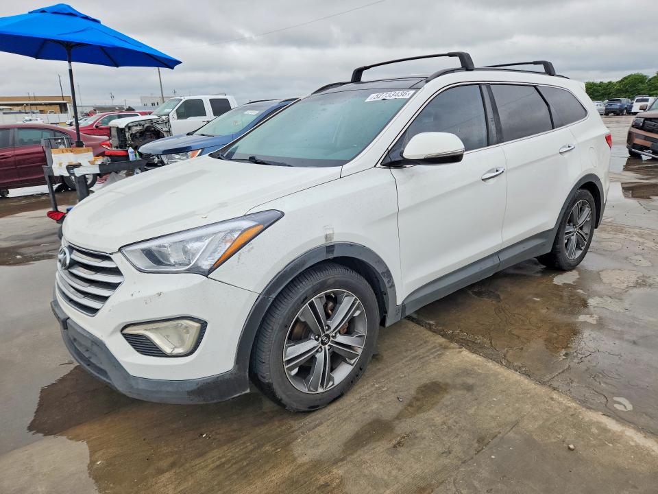 2016 Hyundai Santa fe VIN KM8SR4HF1GU136618 COPART salvage auction — HAIL, TX - CERTIFICATE OF TITLE, sold $175 on 2026-07-30 (photo 1)