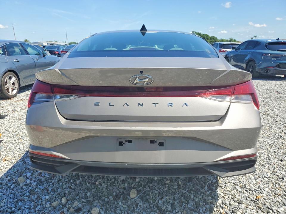 2023 Hyundai Elantra VIN KMHLS4AG0PU501298 COPART salvage auction — FRONT END, Fl - Certificate Of Destruction, sold $6,700 on 2026-07-17 (photo 6)