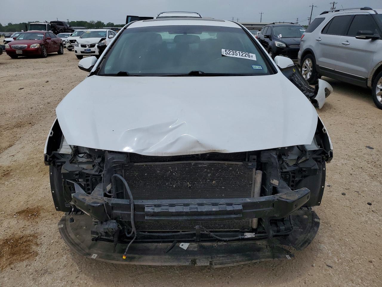 2017 Hyundai Sonata VIN 5NPE34AF8HH456558 COPART salvage auction — Front End, TX - SALVAGE VEHICLE TITLE, sold $2,150 on 2026-07-02 (photo 5)