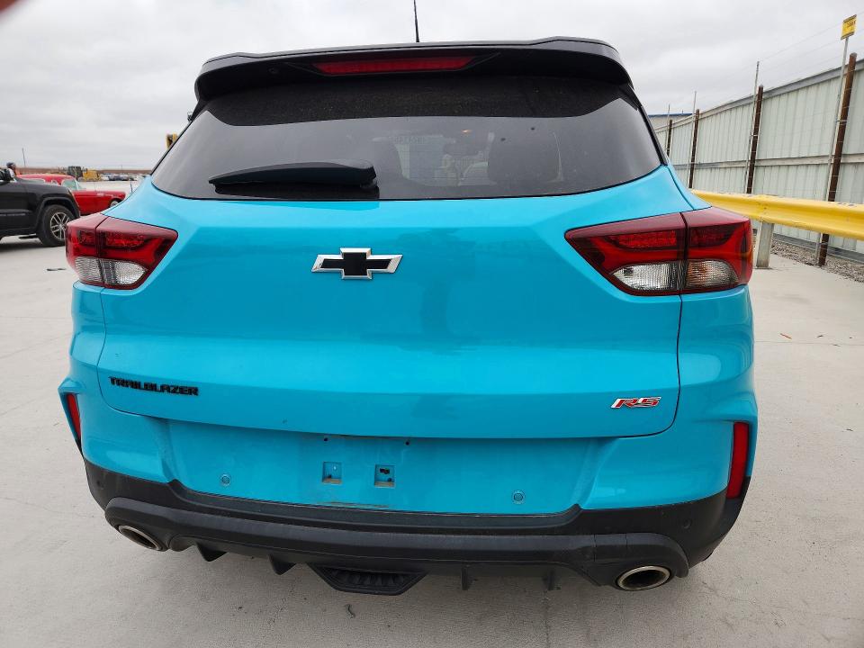2021 Chevrolet Trailblazer VIN KL79MTSL1MB039725 COPART salvage auction — WATER/FLOOD, Tx - Salvage Title-Flood Damage, sold $225 on 2026-07-31 (photo 6)