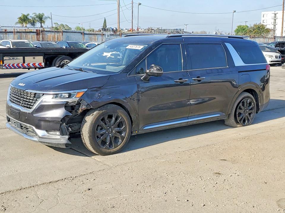 2022 Kia Carnival VIN KNDNE5H32N6084863 COPART salvage auction — SIDE, Ca - Salvage Certificate, sold $8,000 on 2026-07-29 (photo 1)