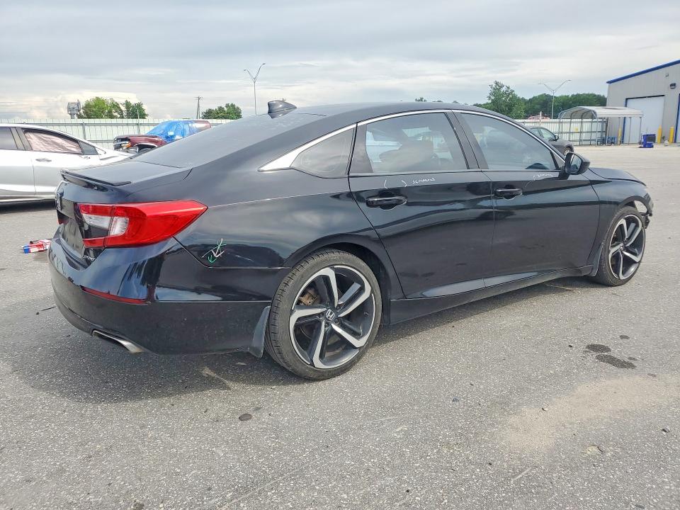 2018 Honda Accord VIN 1HGCV1F31JA077236 COPART salvage auction — FRONT END, Nc - Salvage Certificate Of Title, sold $3,900 on 2026-07-02 (photo 3)