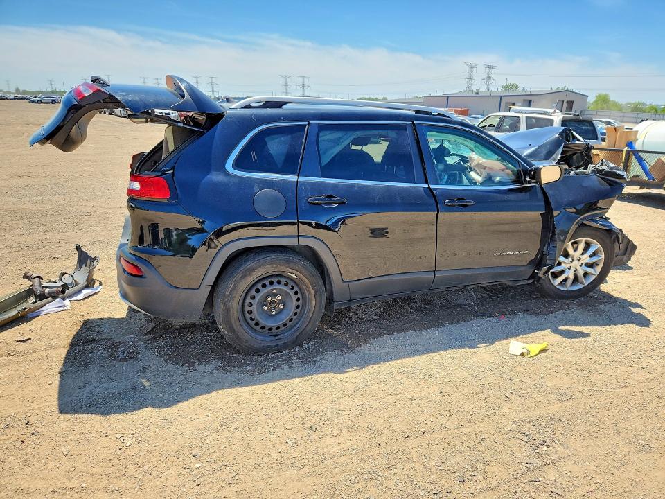 2017 Jeep Cherokee VIN 1C4PJMDB3HW645300 COPART salvage auction — FRONT END, Il - Salvage Certificate, sold $475 on 2026-07-09 (photo 3)