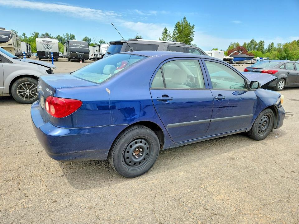 2005 Toyota Corolla VIN JTDBR32E652059705 COPART salvage auction — FRONT END, Or - Salvage Title Certificate, sold $125 on 2026-07-27 (photo 3)