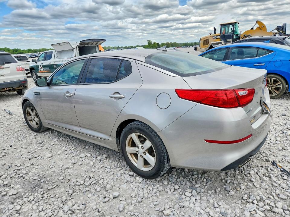 2015 Kia Optima VIN KNAGM4A78F5576000 COPART salvage auction — FRONT END, Mi - Cert Of Title-Salvage Vehicle, sold $525 on 2026-07-30 (photo 2)