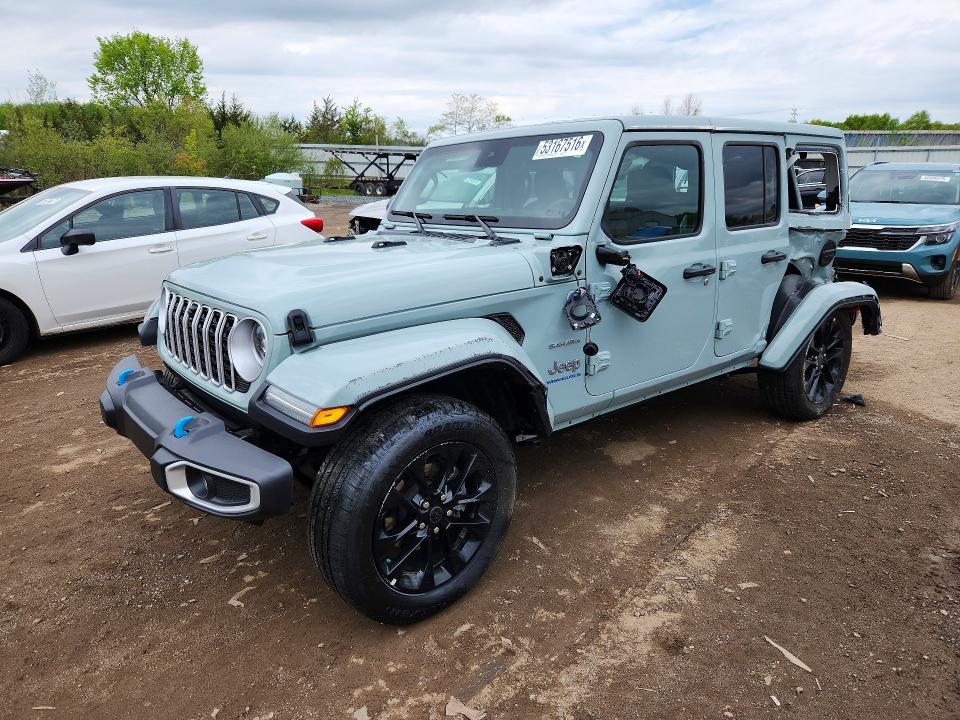 2024 Jeep Wrangler / VIN 1C4RJXP67RW316674 — COPART salvage auction photo