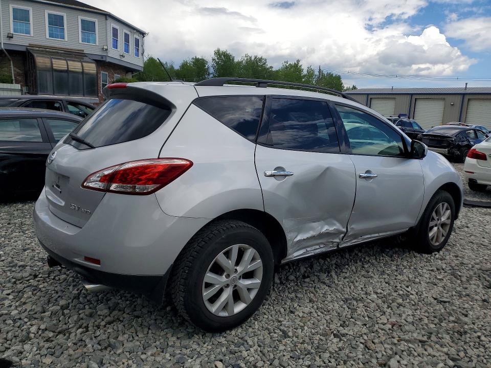 2014 Nissan Murano VIN JN8AZ1MW0EW516401 COPART salvage auction — SIDE, Salvage Title, sold $375 on 2026-07-23 (photo 3)