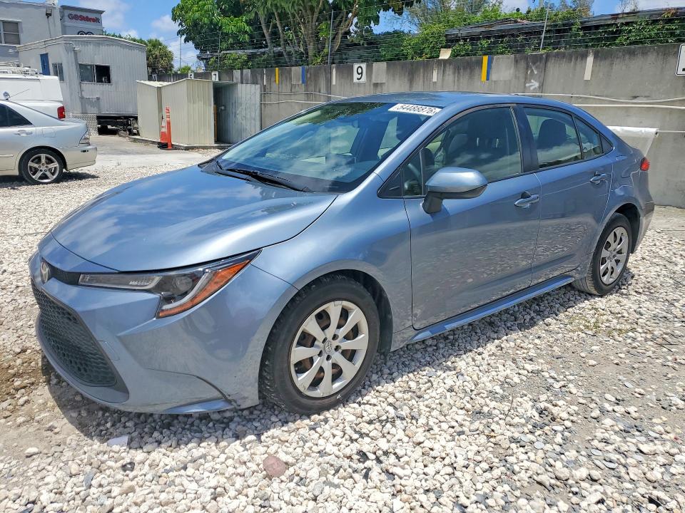 2021 Toyota Corolla VIN JTDEPMAEXMJ184608 COPART salvage auction — REAR END, Fl - Certificate Of Destruction, sold $4,950 on 2026-07-03 (photo 1)